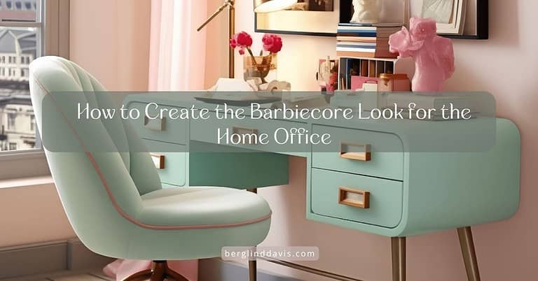 How to Create the Barbiecore Look for the Home Office