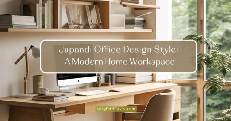 Japandi Office Style: A Modern Home Workspace