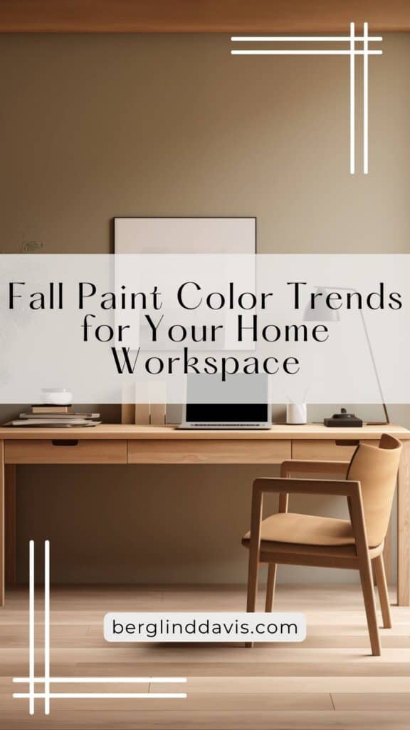 fall color trends for the home office