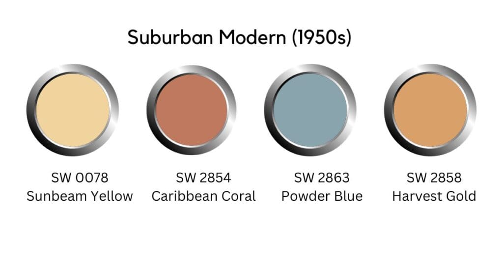 Mid-century modern color palette and design trends. - BSD Interior Design  Studio