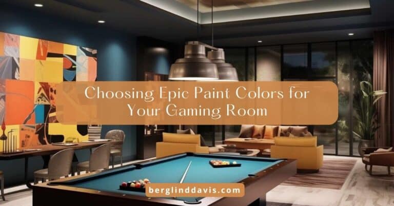 Choosing Epic Paint Colors for Your Gaming Room